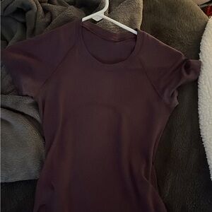 lululemon athletica Deep Purple Short Sleeve Tee